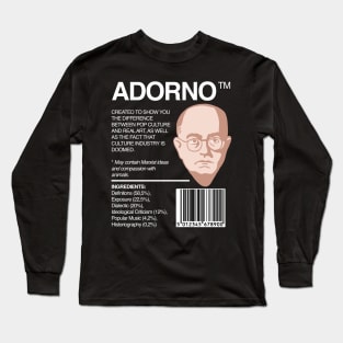 Adorno Package - Theodor Adorno Long Sleeve T-Shirt